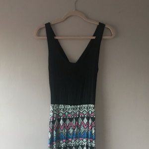 Patterned maxi dress
